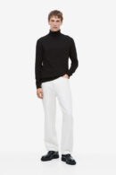 Slim Fit Fine-knit Turtleneck Sweater