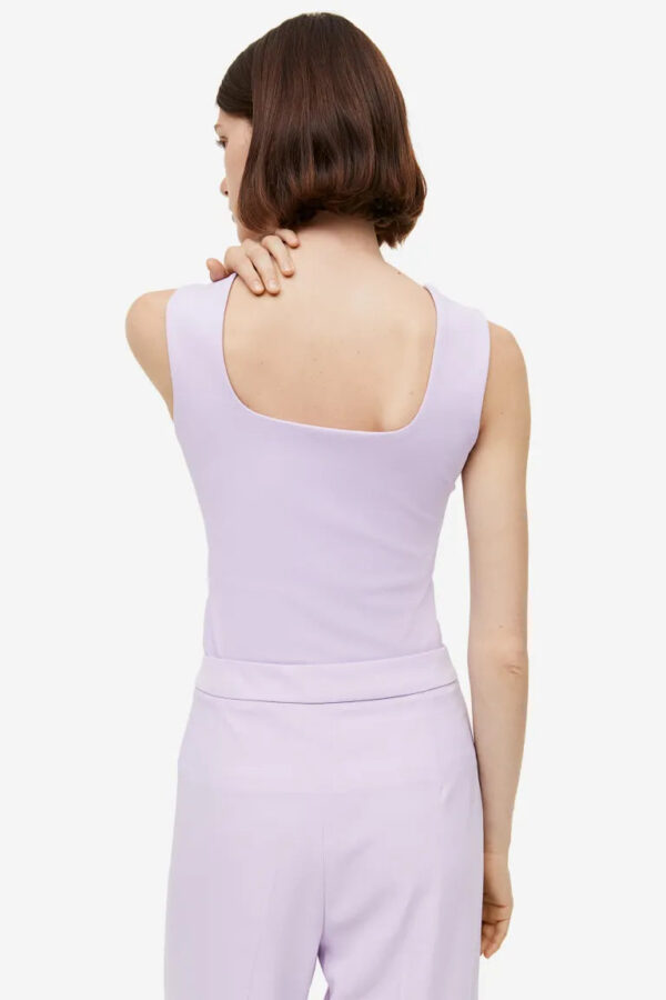 Sweetheart-neckline Top - Image 2